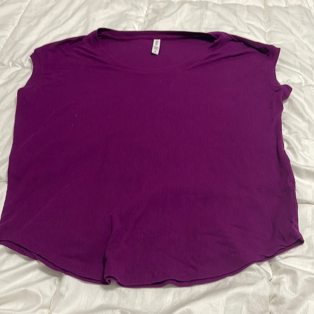 Athletica purple top size small